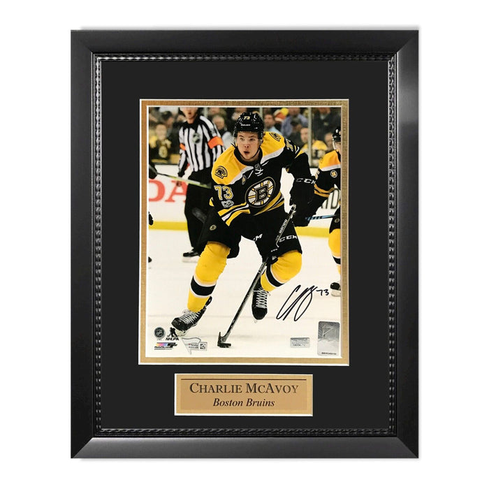 Charlie McAvoy Boston Bruins Autographed 8x10 Photo Framed to 11x14 Fanatics