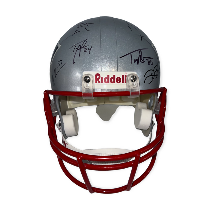 New England Patriots Legends Autographed Helmet JSA