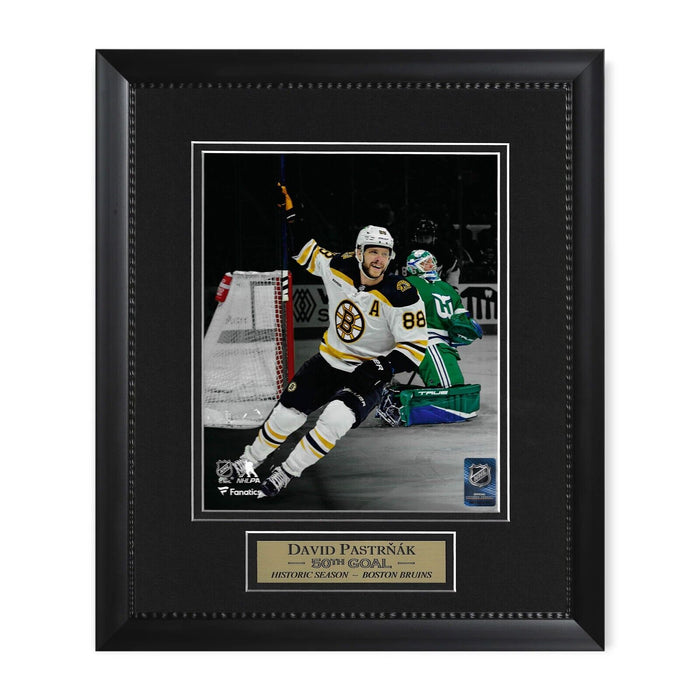 David Pastrnak Unsigned Photograph Framed to 11x14