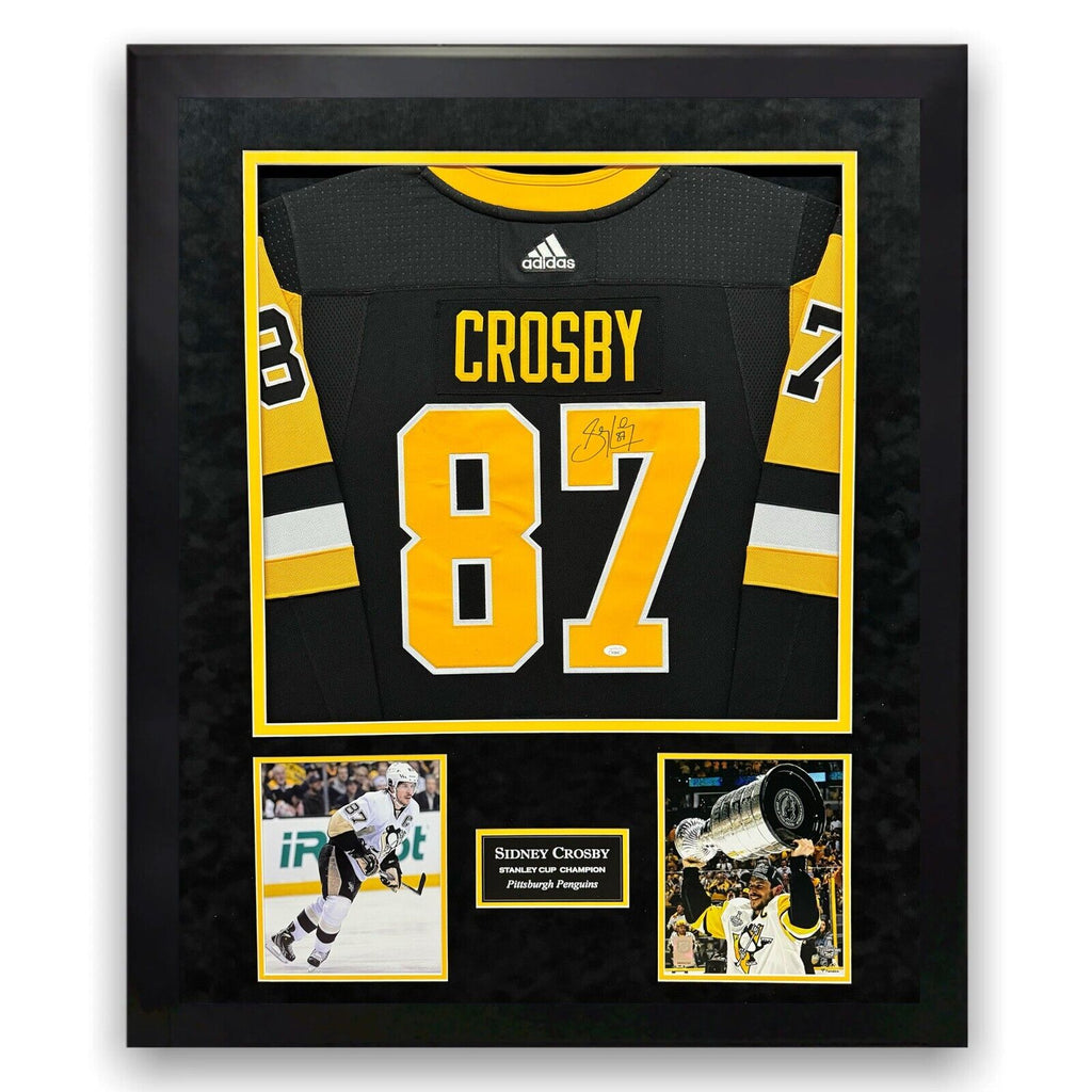 Sidney crosby hotsell signed jersey framed