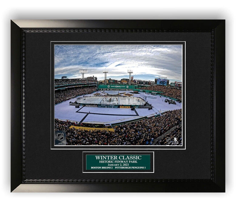 Boston Bruins "The Winter Classic at Fenway" Unsigned Photograph Framed to 11x14