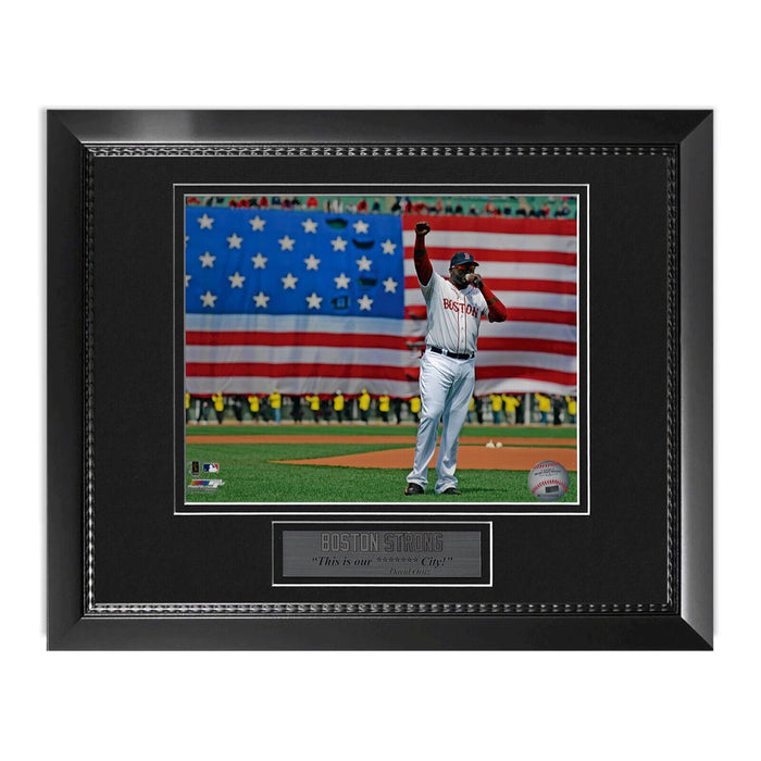 David Ortiz Unsigned Photograph Framed to 11x14