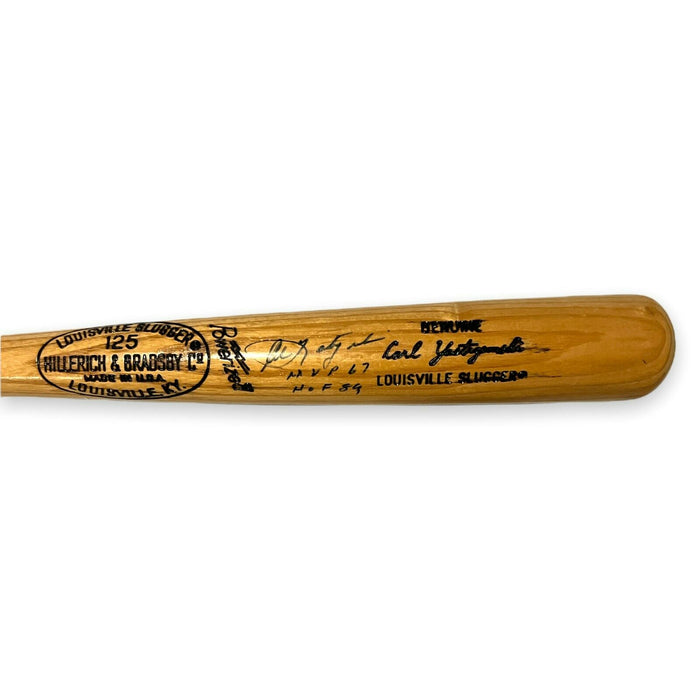 Carl Yastrzemski Boston Red Sox Autographed Bat "MVP 67 & HOF 89" Inscription JSA