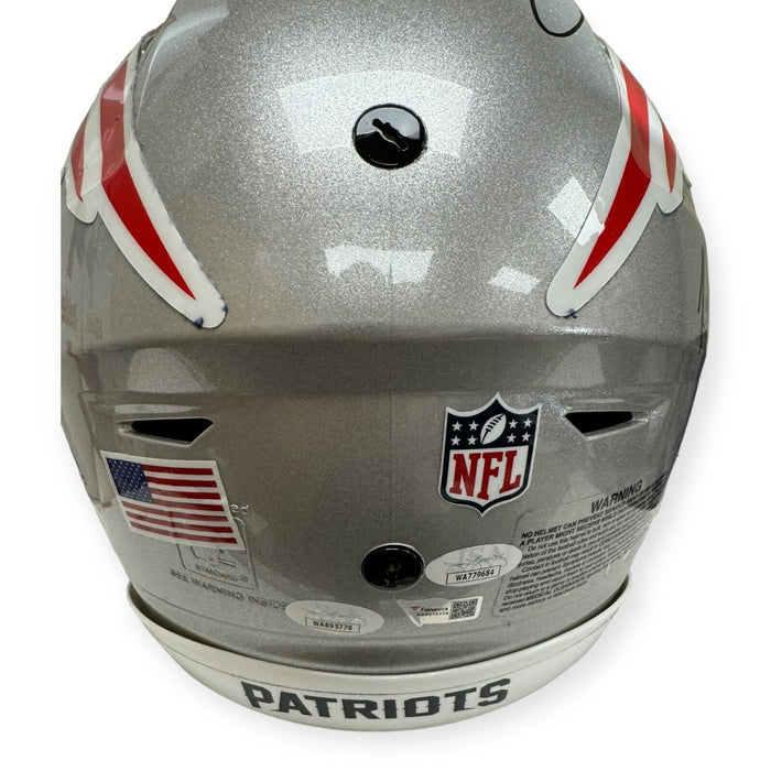 Tom Brady, Julian Edelman & Rob Gronkowski Patriots Autographed Flex Helmet Fanatics