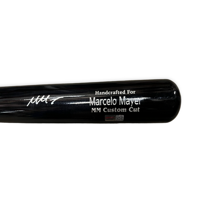 Marcelo Mayer Boston Red Sox Autographed Black Bat NEP