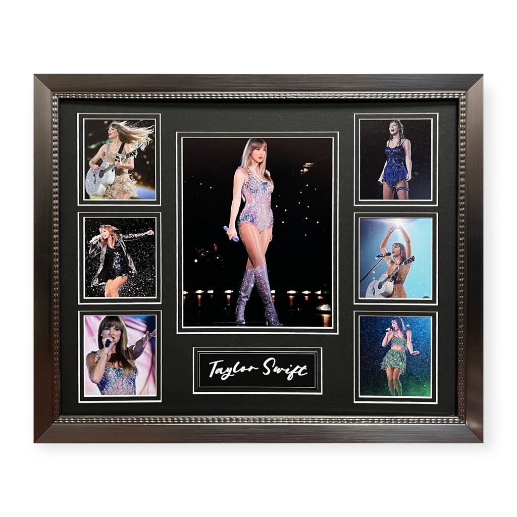 Taylor Swift Unsigned Photograph Collage Framed to 16x20 — ASG Memorabilia