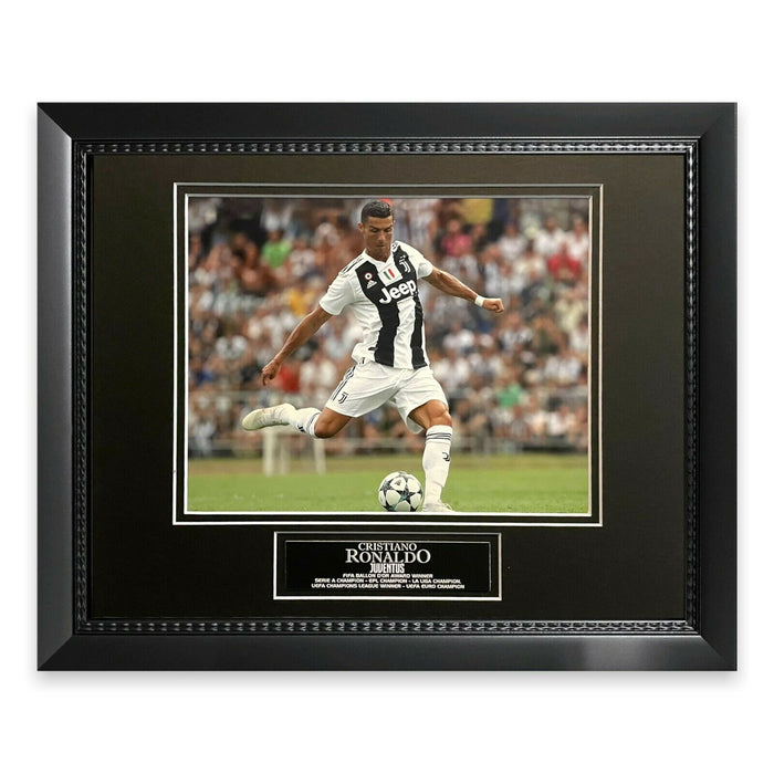 Cristiano Ronaldo Juventus Unsigned Photo Framed to 11x14