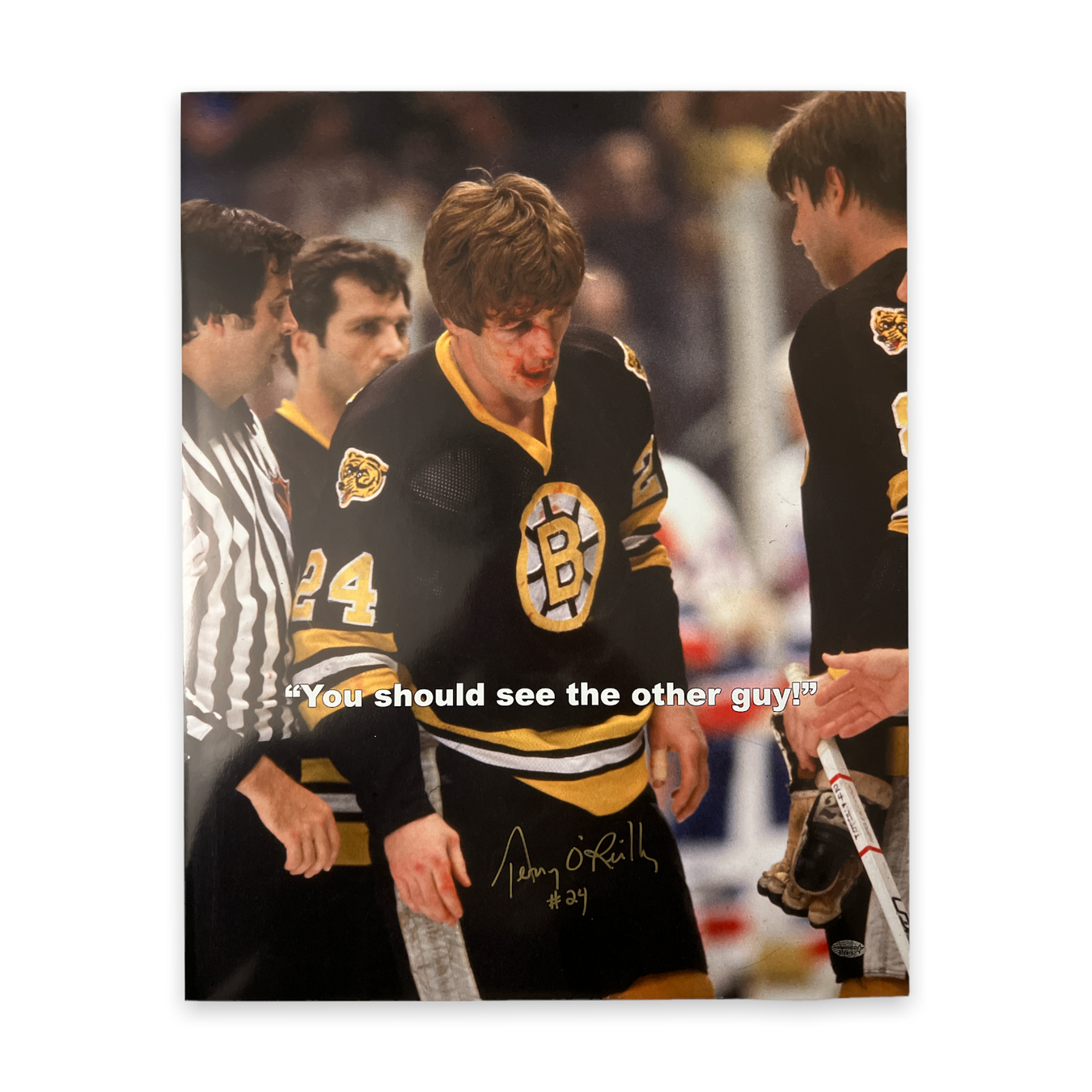 Bobby Orr Autographed Poster Signed Boston Bruins - Jack Jablonksi