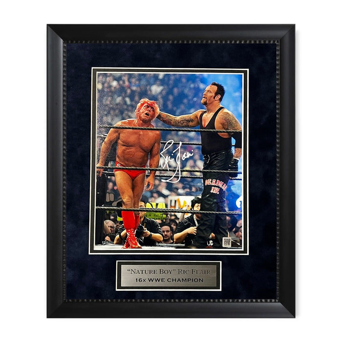 Ric Flair Autographed 8x10 Photo Framed to 11x14 NEP