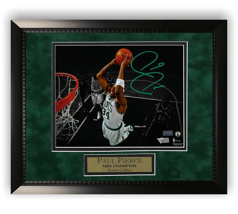 Paul Pierce Boston Celtics Autographed 8x10 Photo Framed to 11x14 Fanatics