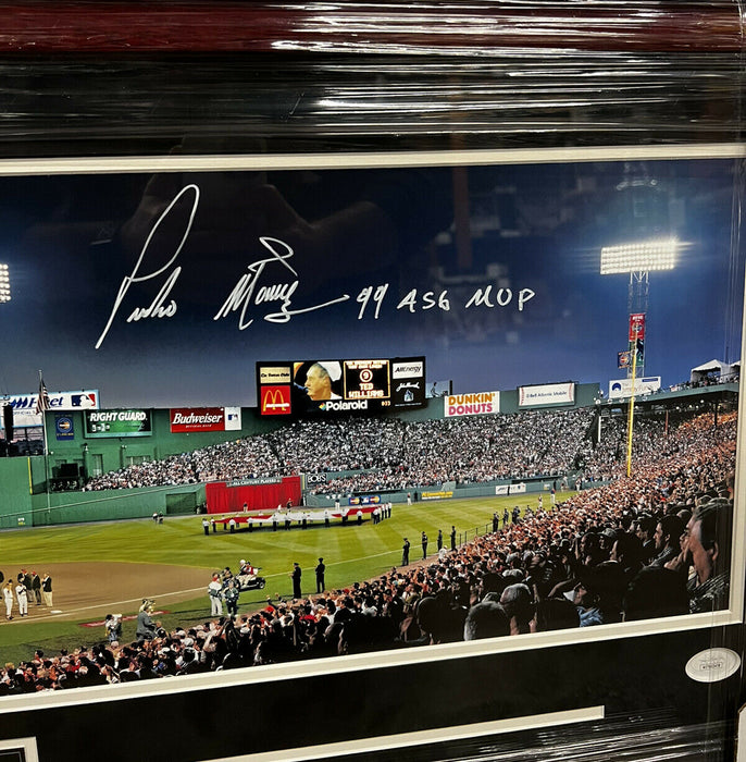 Pedro Martinez Boston Red Sox Autographed All Star Game ‘99 Panoramic Photo Framed w/ Inscription JSA