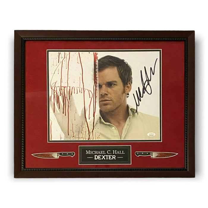 Michael C. Hall Dexter Autographed 11x14 Photo Framed to 16x20 JSA