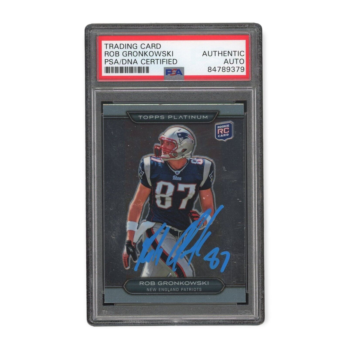 Rob Gronkowski New England Patriots Autographed 2010 Panini