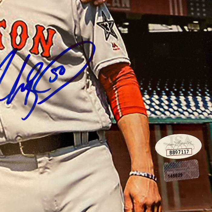 2018 Boston Red Sox All Stars Autographed 13x20 Photo JSA