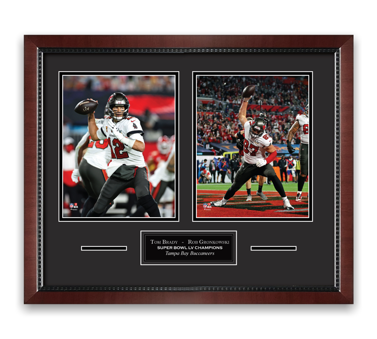 Tampa Bay Buccaneers Unsigned Super Bowl LV Champions Collage Photograph