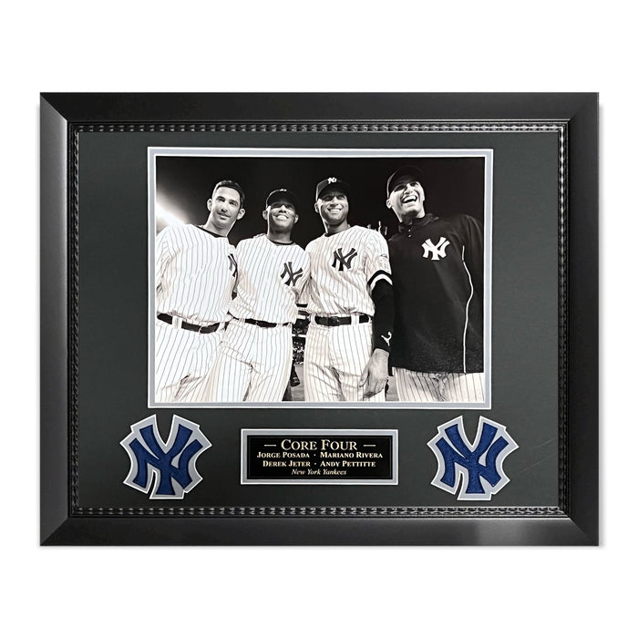 Jorge Posada, Mariano Rivera, Derek Jeter & Andy Pettitte New York Yankees Unsigned Photograph Framed to 16x20