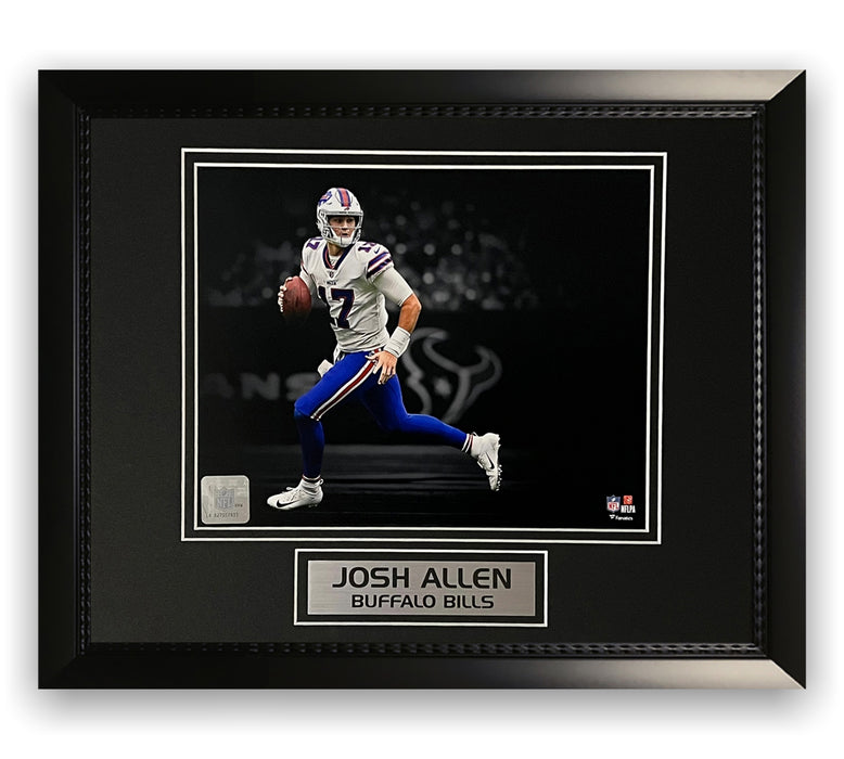 Josh Allen Unsigned Photo Framed to 11x14
