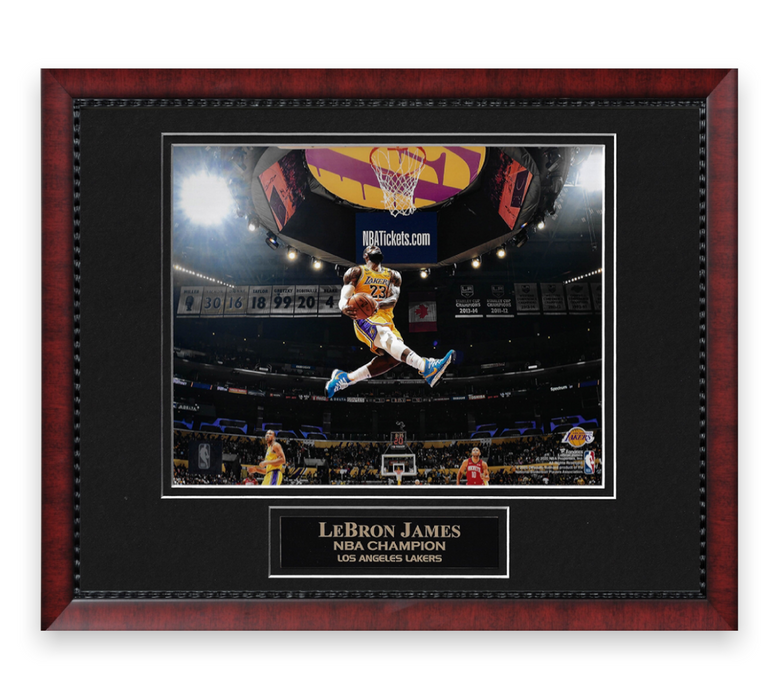 Lebron James Unsigned Photo Framed to 11x14