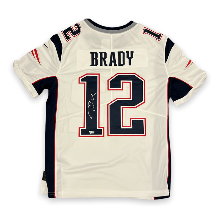 Tom Brady Autograph Jersey New England Patriots Limited Jersey Blue Framed  37x45