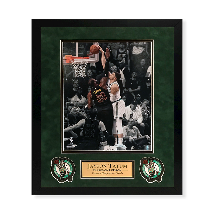 Jayson Tatum Unsigned Photograph Framed to 16x20