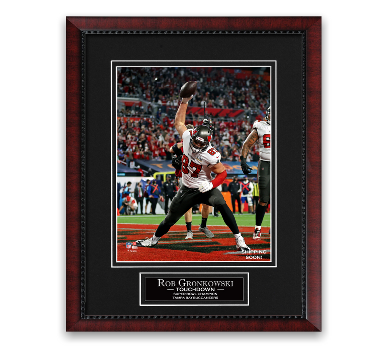 Rob Gronkowski Unsigned Photo Framed to 11x14