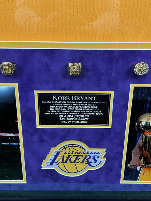 Lot Detail - Kobe Bryant Signed & 5X Champ Inscribed Los Angeles Lakers  Road Jersey (LE 94/124) (Panini)
